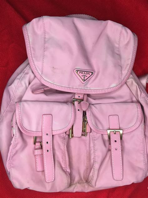 pink prada nylon backpack|prada backpack nylon for women.